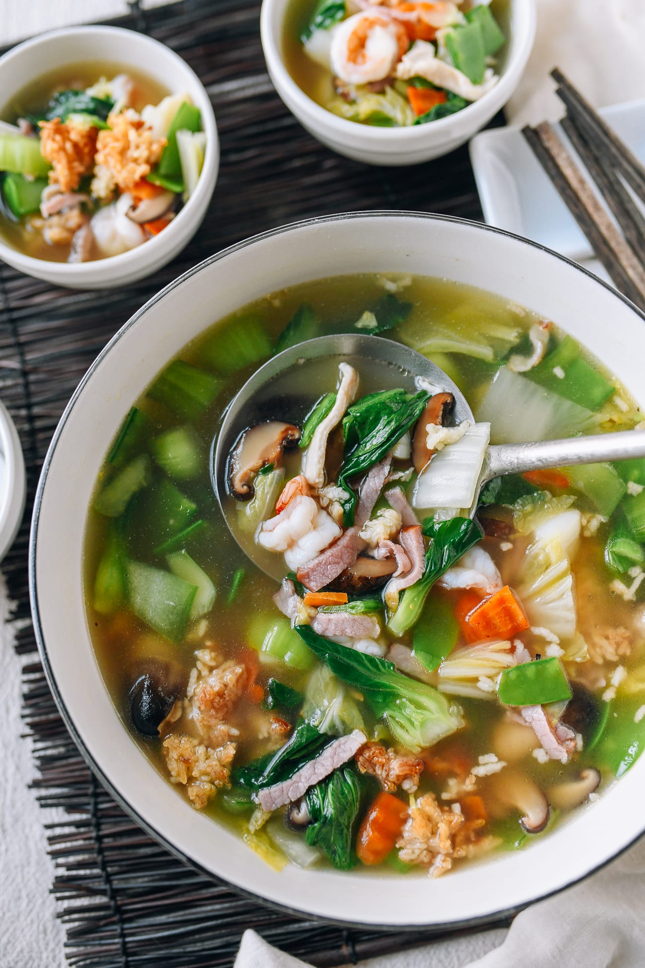 Sizzling Rice Soup