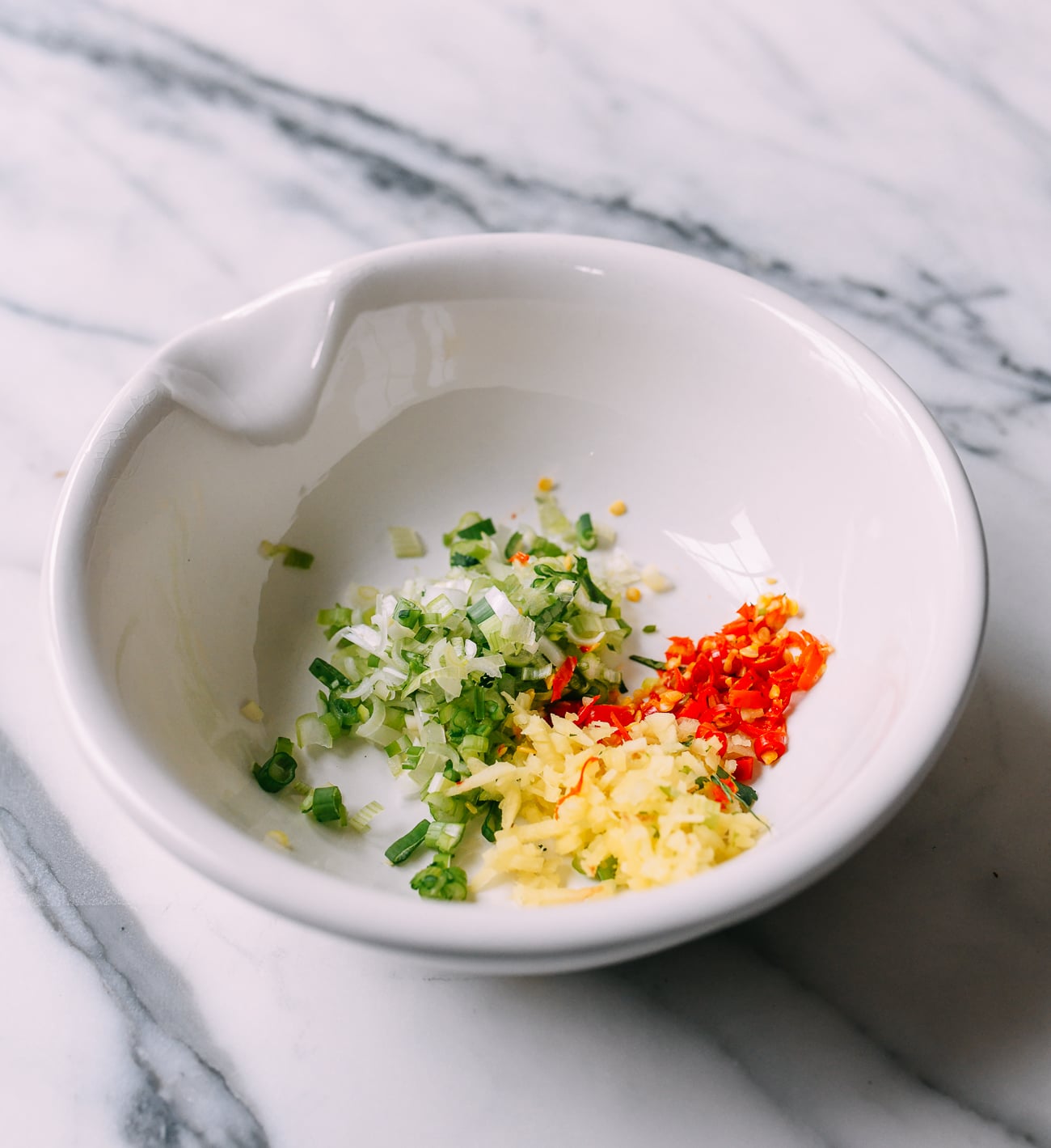 Aromatics in bowl