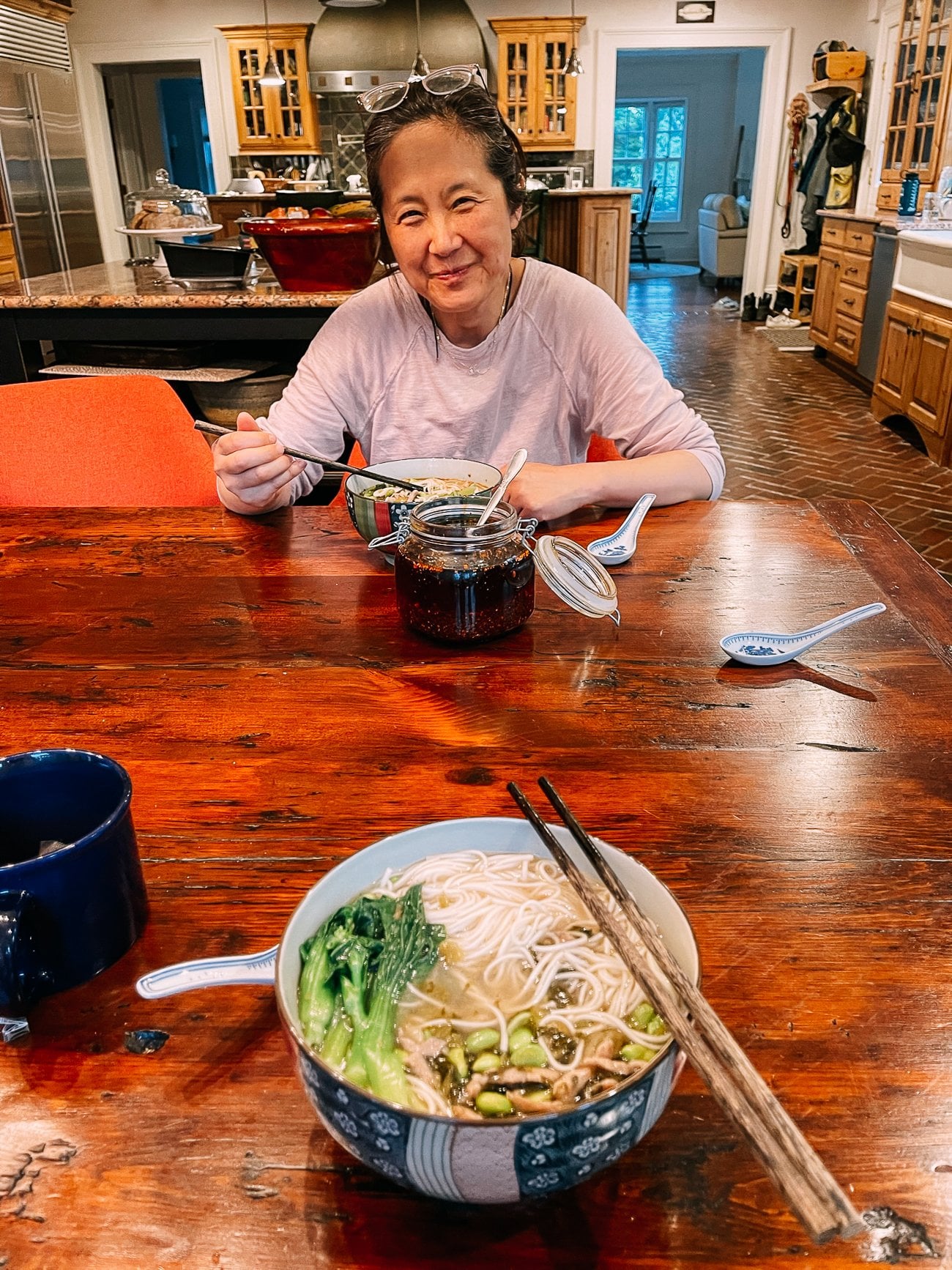 Noodle Soup with bok choy