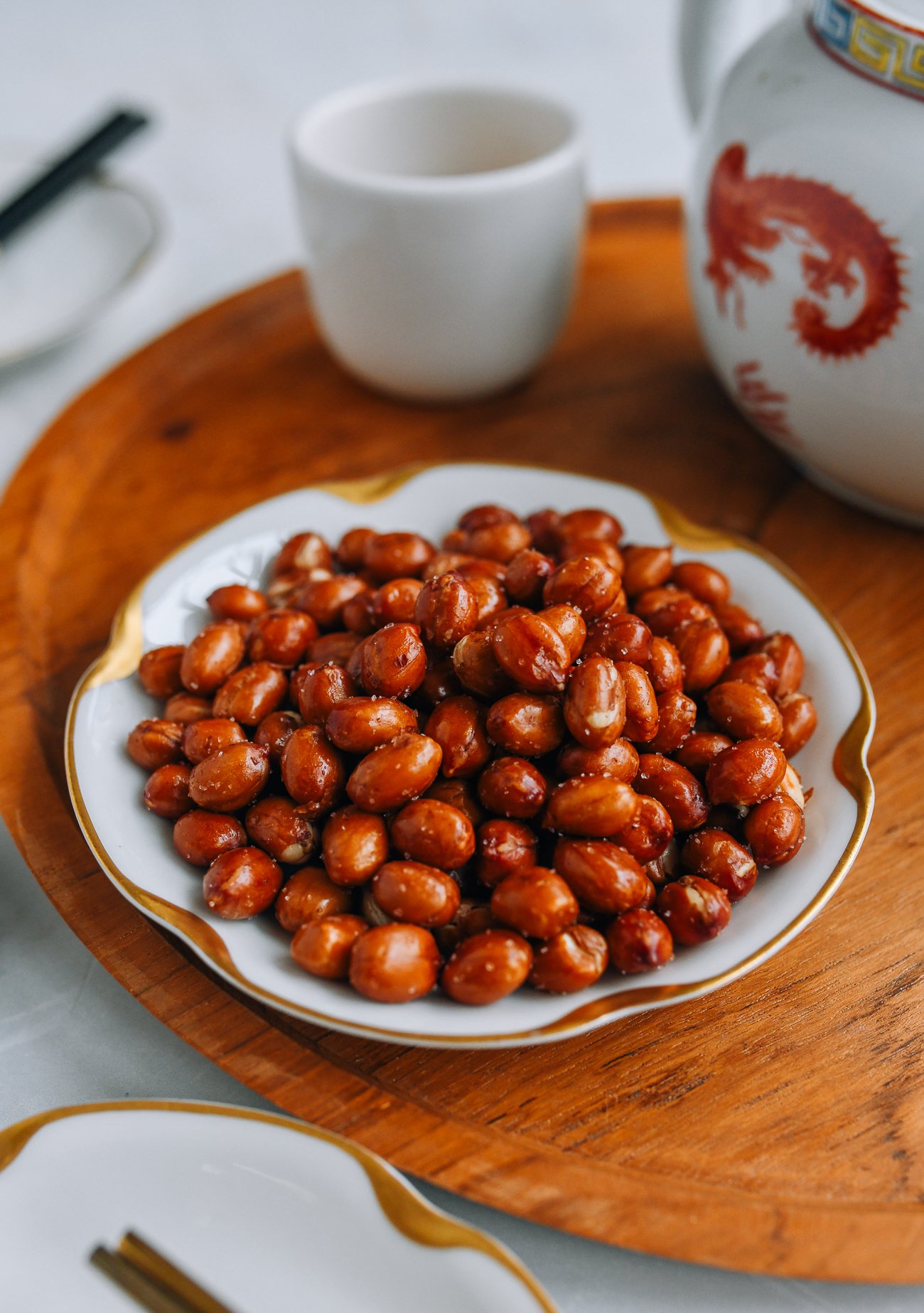 Fried peanuts