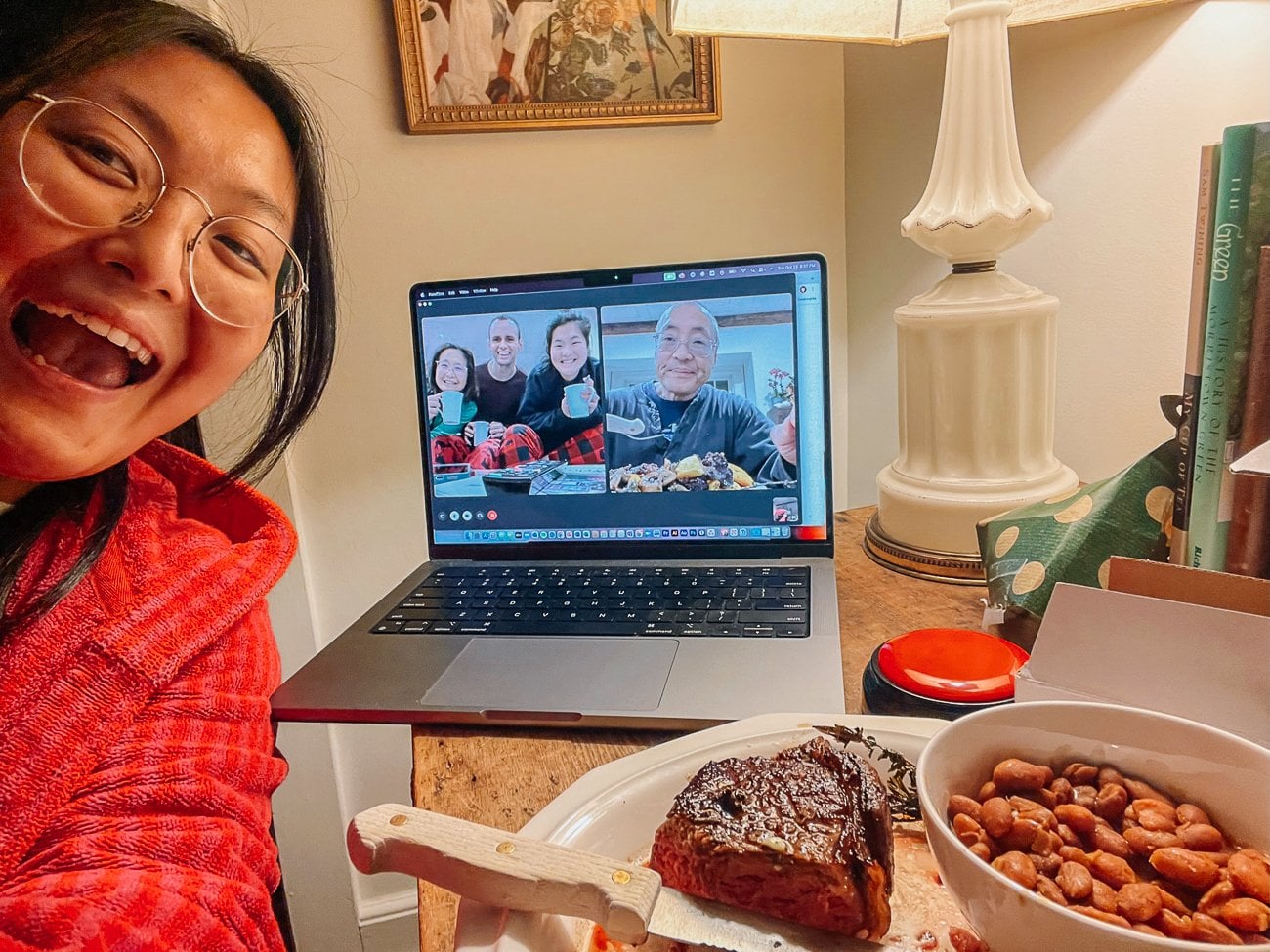 Facetiming Family
