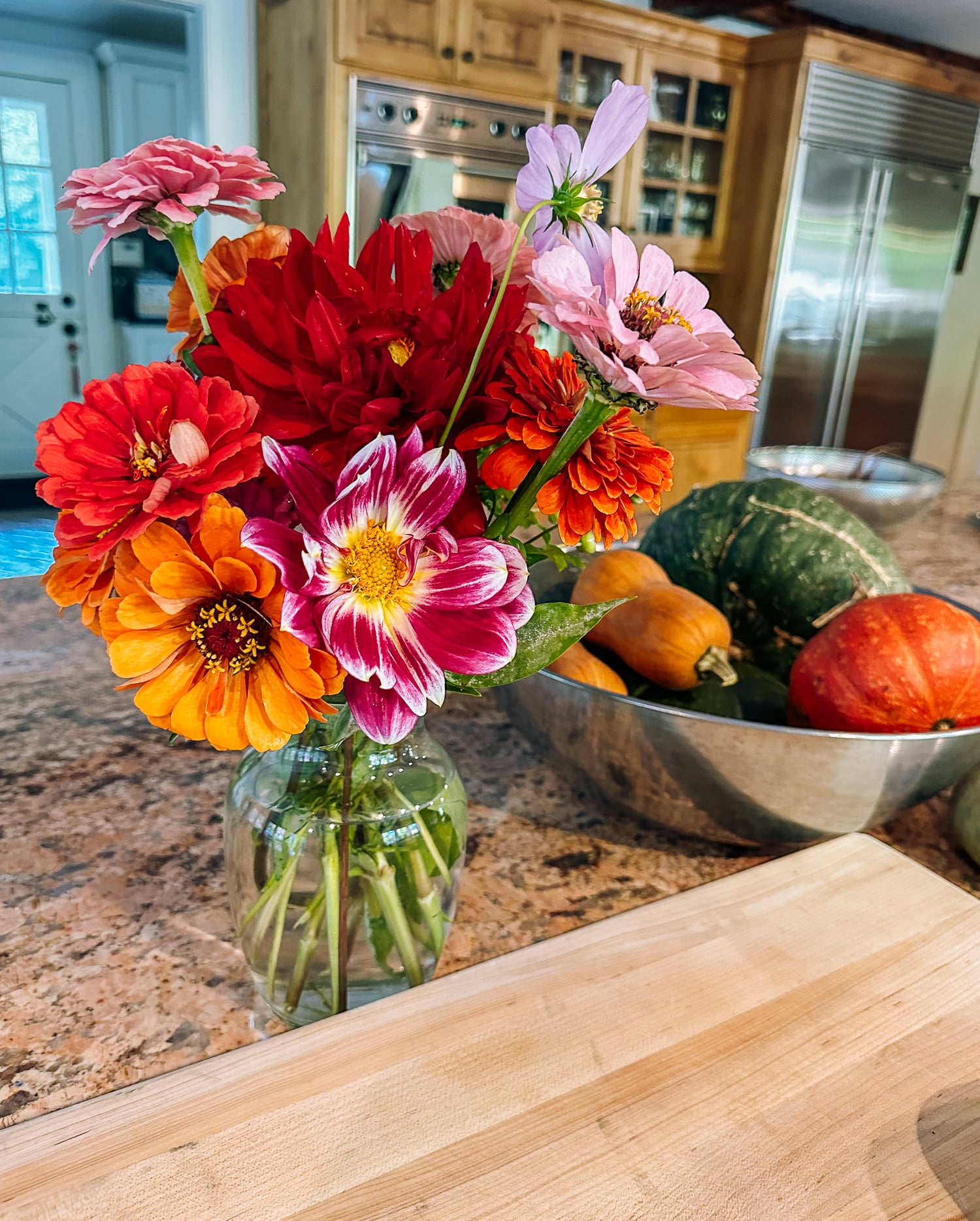 bouquet of fall flowers