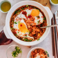 Kimchi Rice with Cheese