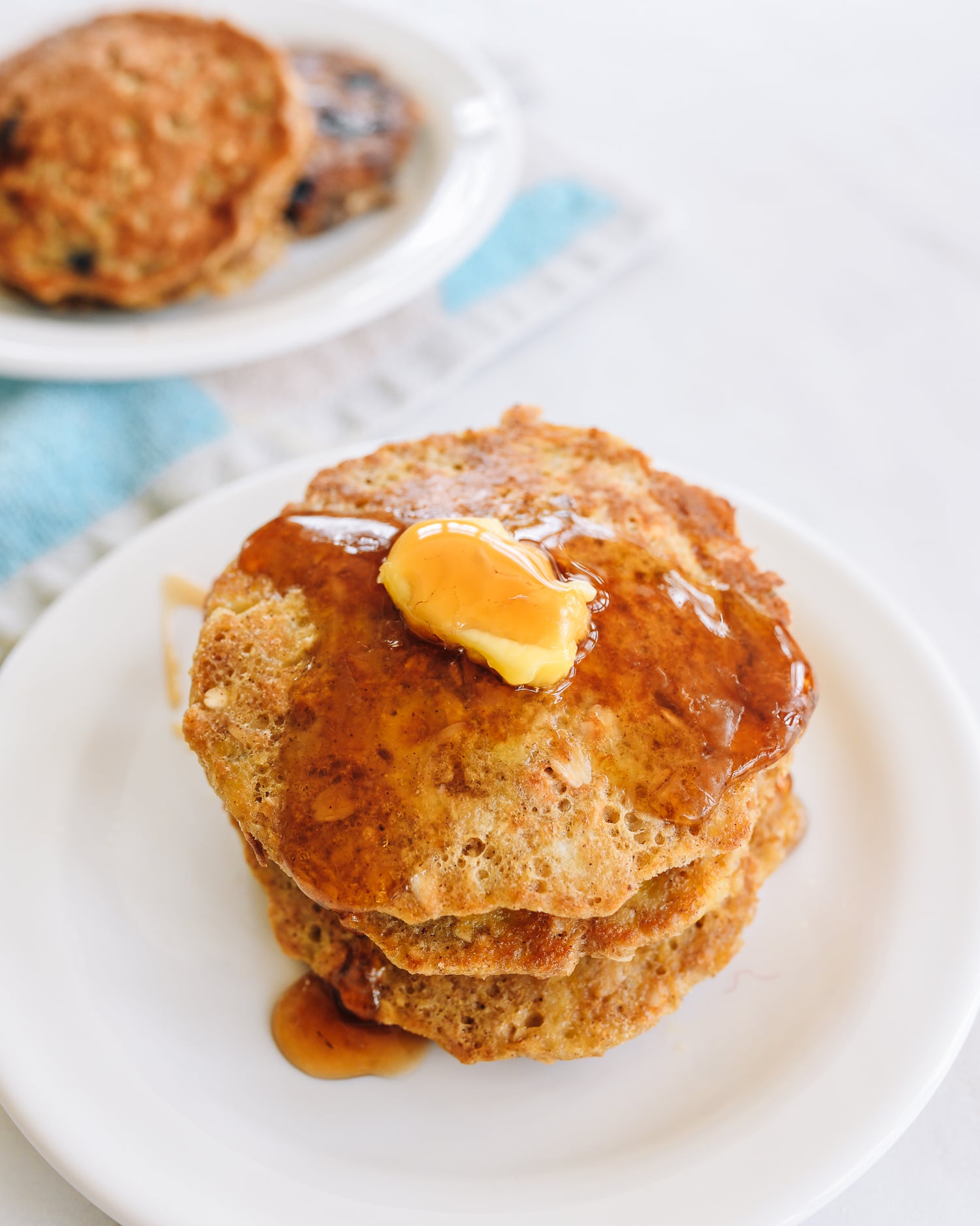Banana Oat Pancakes